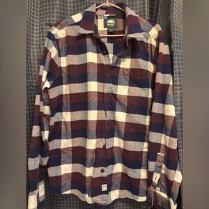 Men's Roots Plaid flannel Shirt